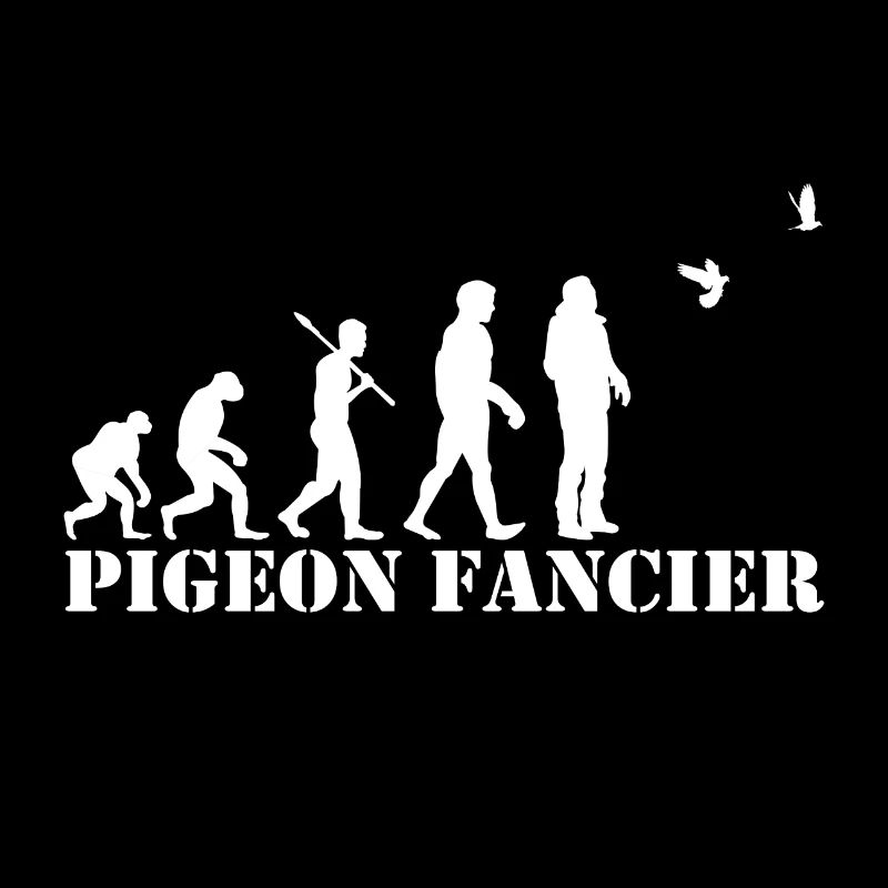 Pigeon fancier Pigeons T Shirt Evolution