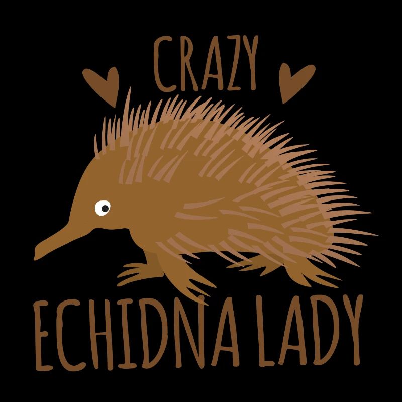 Crazy echidna lady
