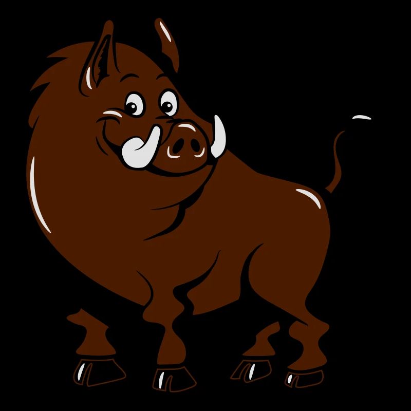 Wild boar cool sweet funny