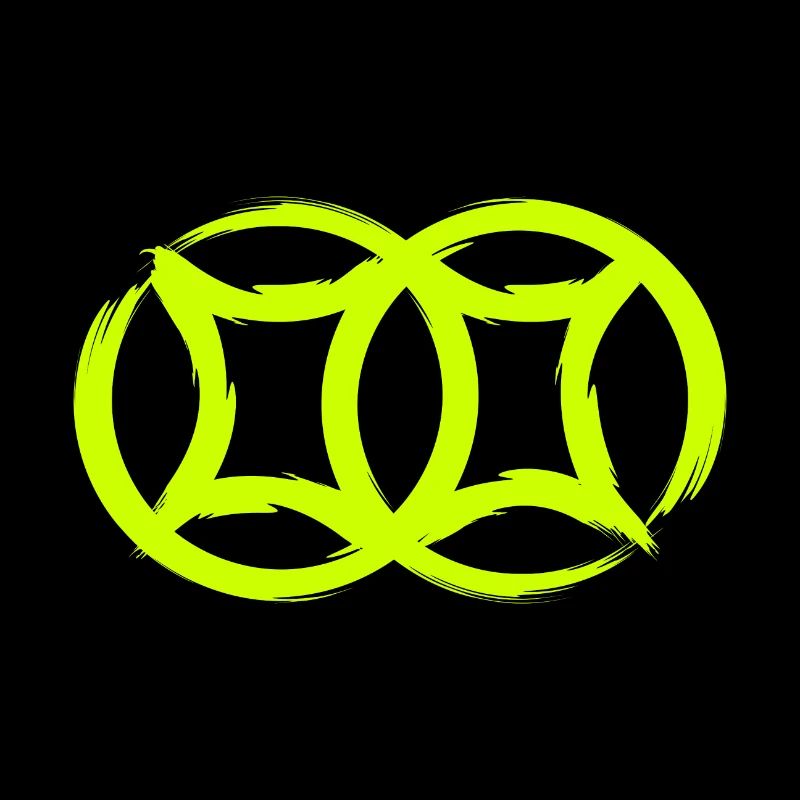 Symbole chinois double chance