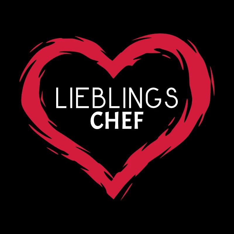 Lieblings Chef Herz Liebe Geschenkidee