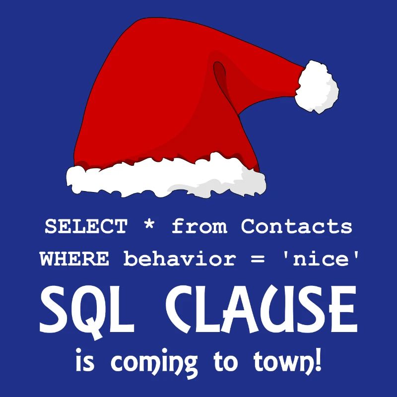 Sql Clause arrive en ville! - blanc