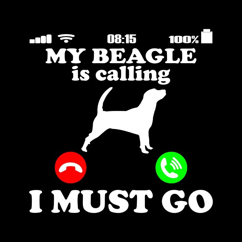 Beagle mon chien appelle l'idée de cadeau en disant