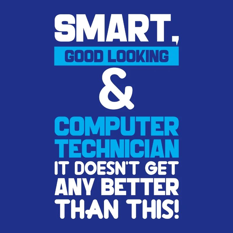 Smart Good Looking Computer Technician