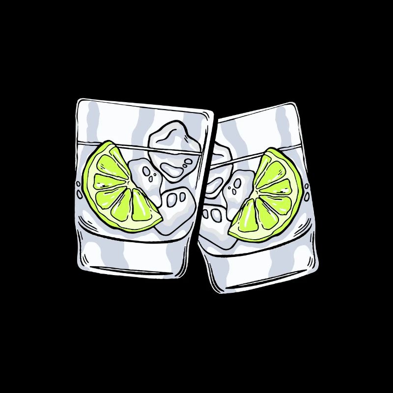Gin Gläser | Party Alkohol Saufen Tonic Geschenke