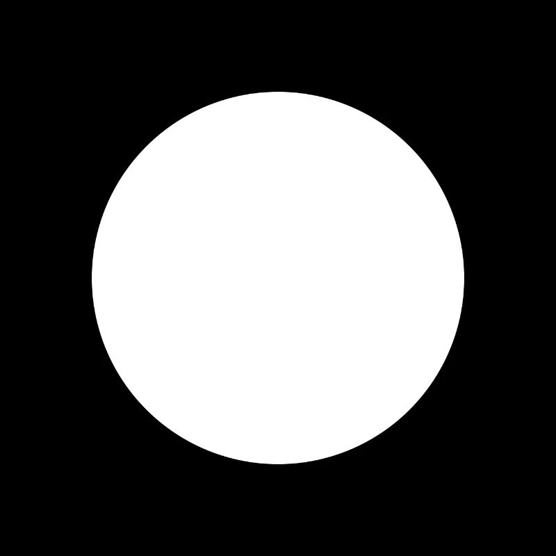 Kreis weiß