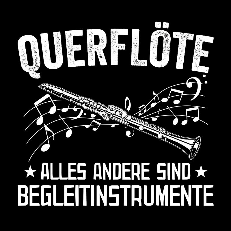 Querflöte | Musikinstrument Flötist Musik Geschenk