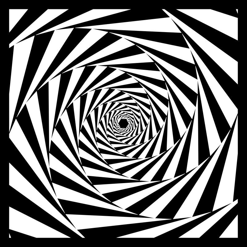 Illusion Lsd Obturateur Graphique Illusion Clipart vectoriel
