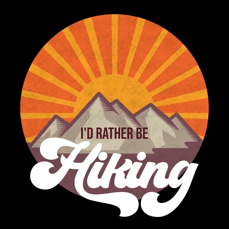 Wandern Berge Vintage Wanderung Geschenk
