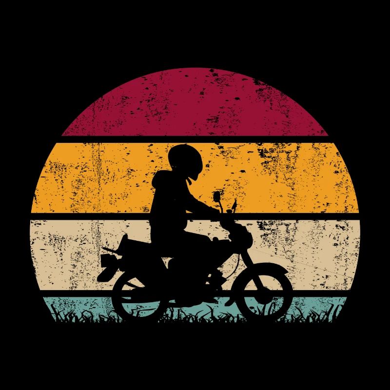 Moped moped driver Retro Vintage for moped drivers