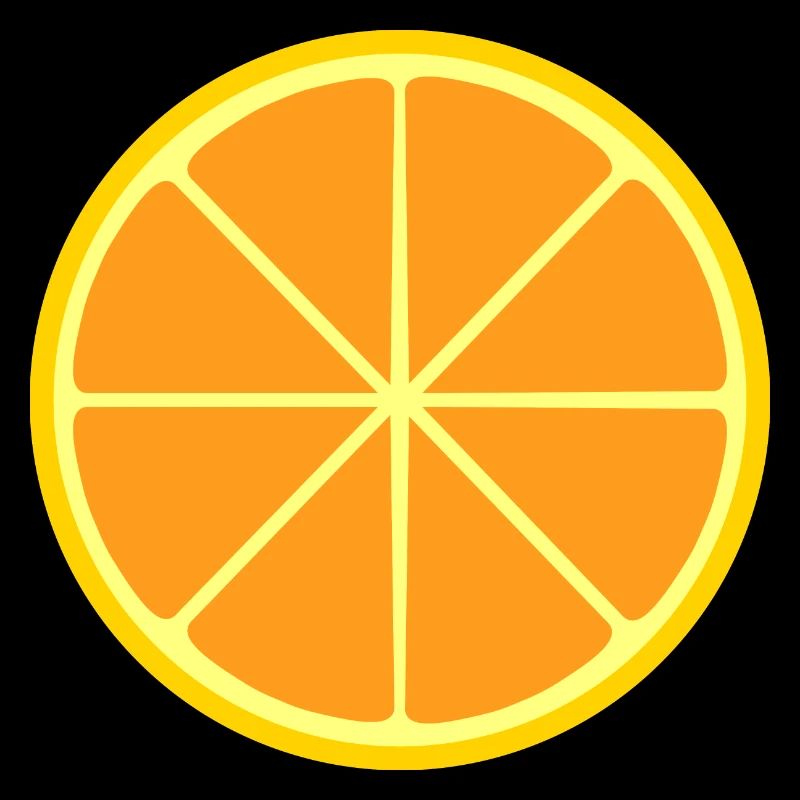 Orange fruit fruit design to personalize
