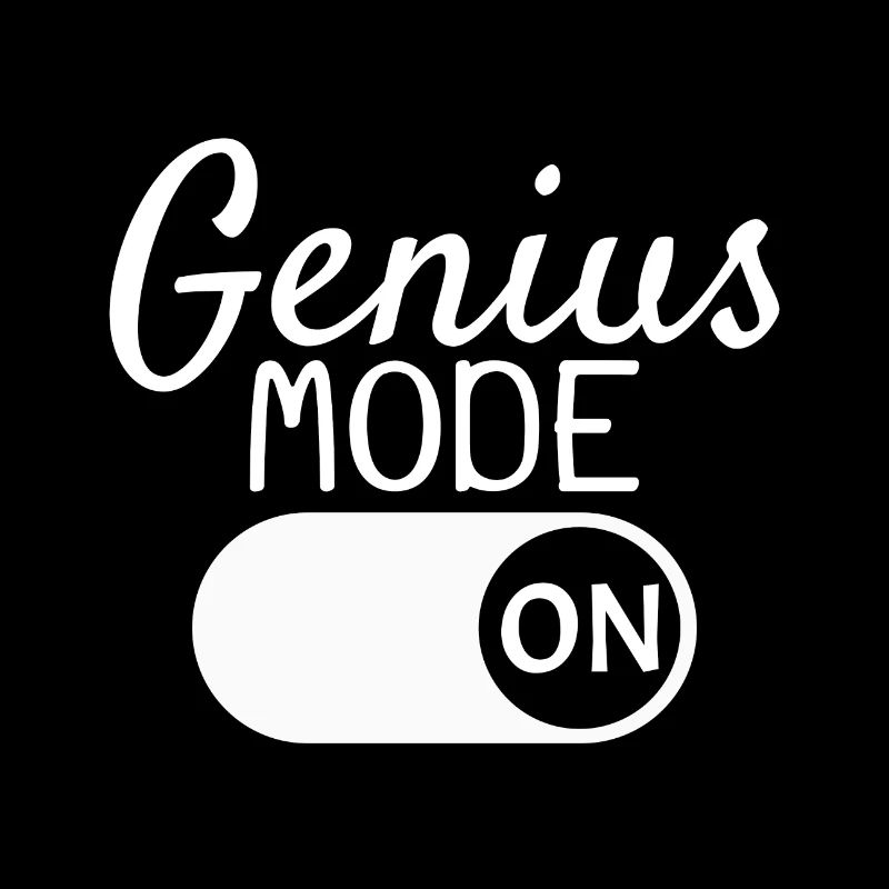 Genius Mode On Genie Je-sais-tout Cadeau
