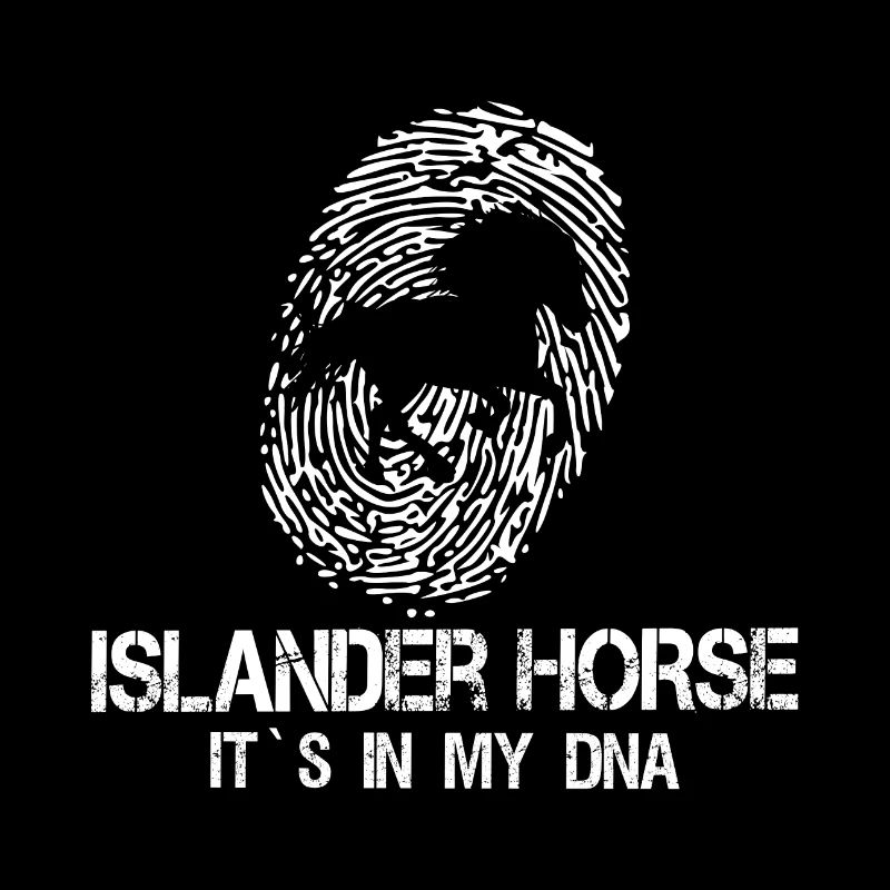 Island cheval Islandais Tölt ADN Proverbe Empreinte digitale