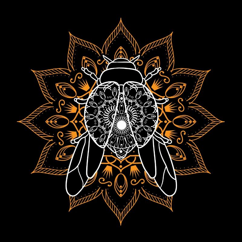 Ladybug Mandala Tribal Tattoo Gift