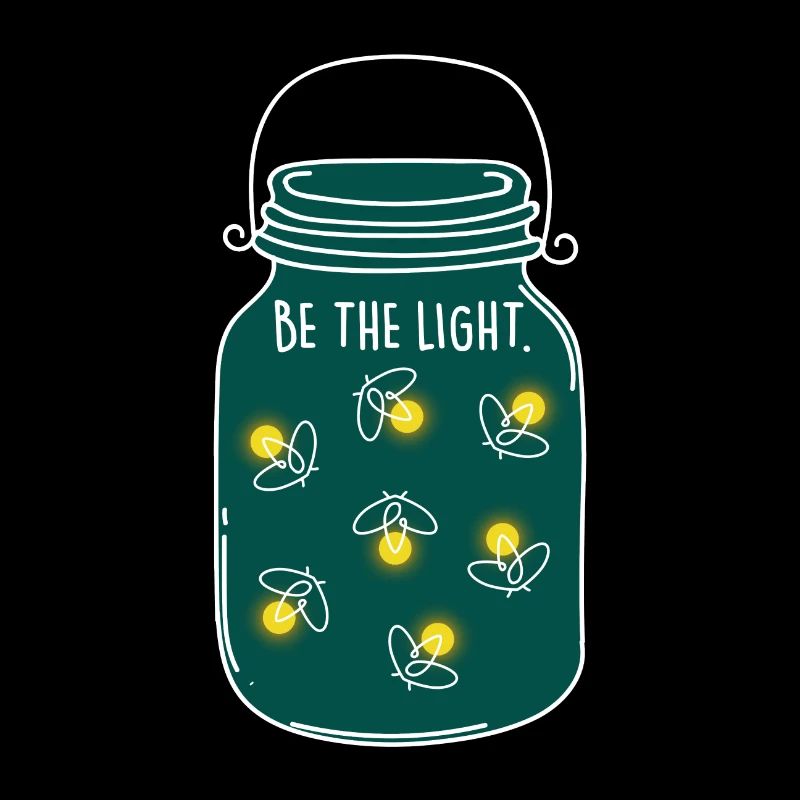 Be the light! Camping nature firefly summer