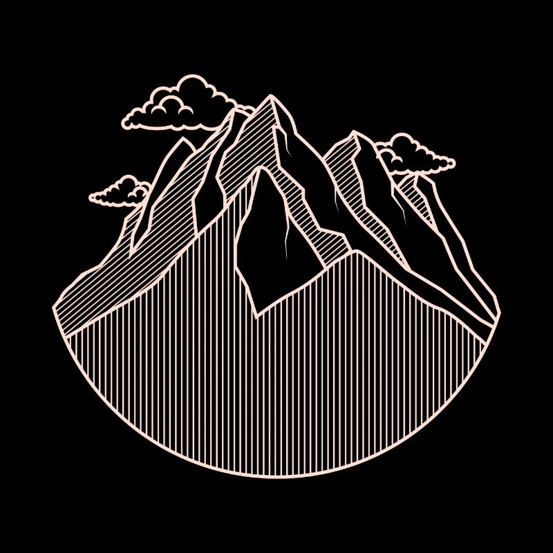 Montagnes minimalistes