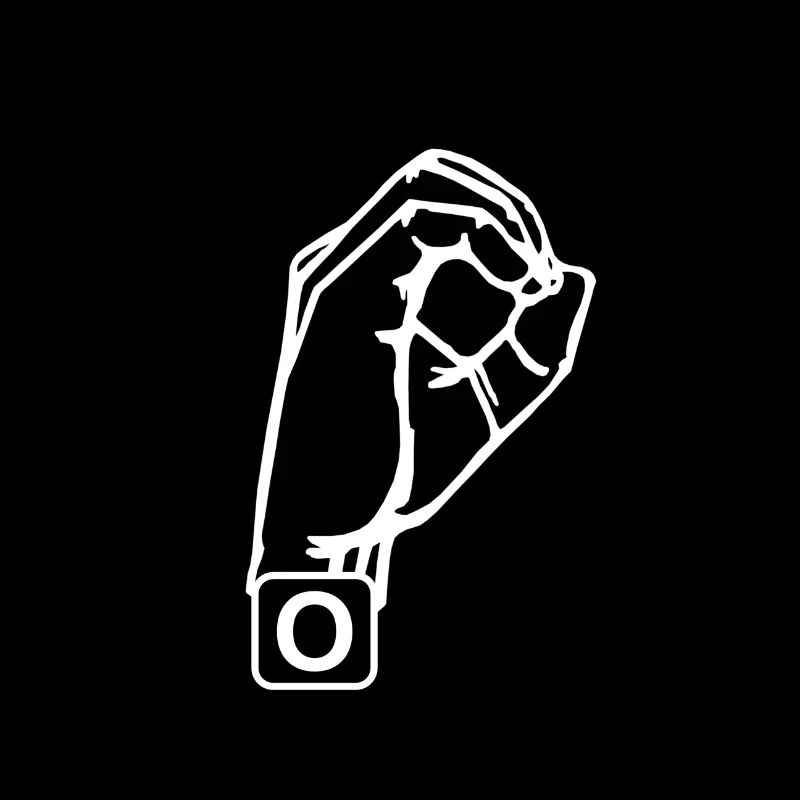 USA Sign Language Letter O