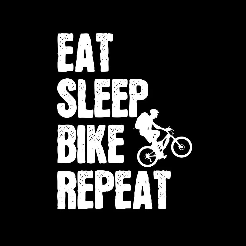 Mangez répétition de vélo de sommeil