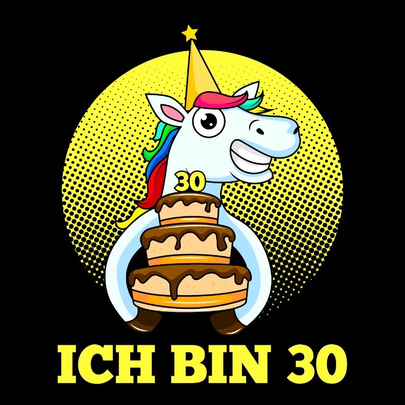 Cadeau de gâteau de licorne 30e anniversaire