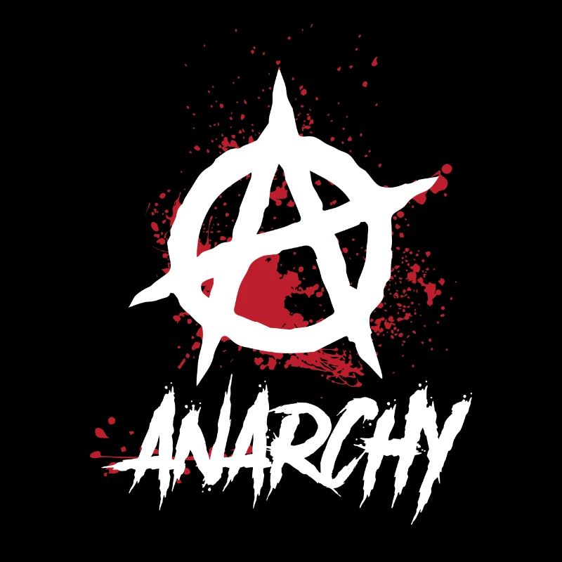 Cadeau de logo de symbole d'anarchie d'anarchie
