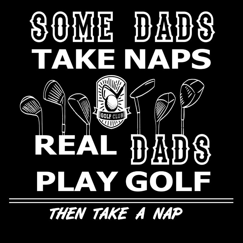 Golf dad, Bester Vater Papa, Nickerchen Golfer FUN