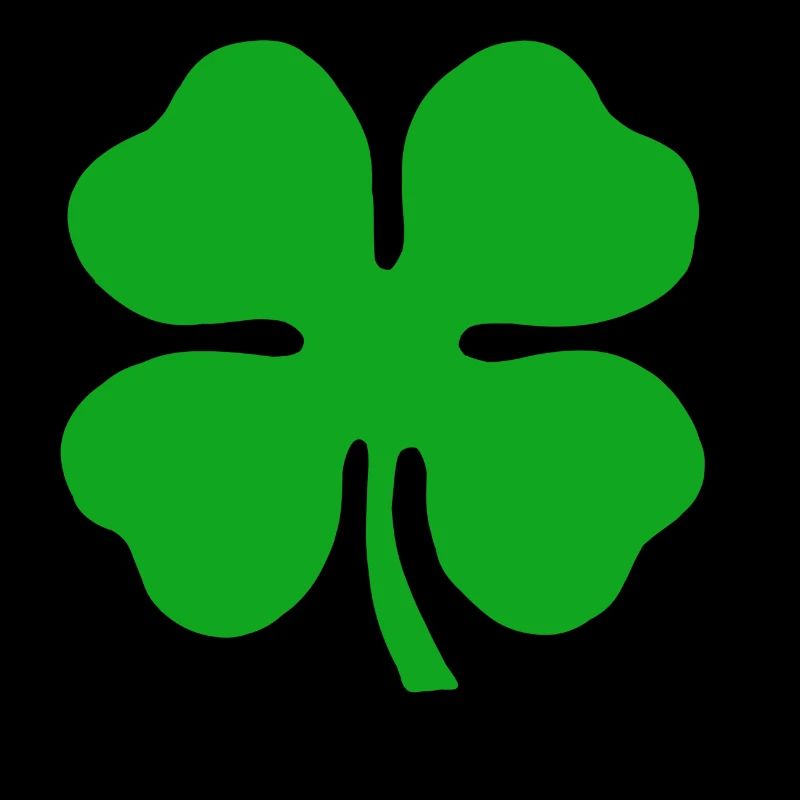 Four-leaf clover lucky clover New Year clover