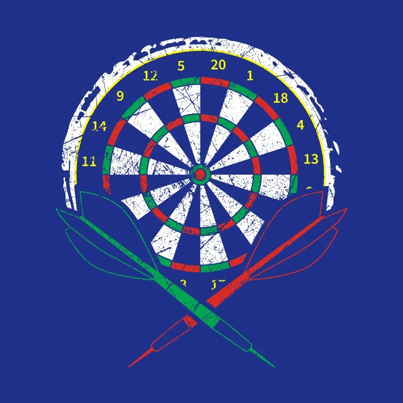 Jeu de fléchettes avec fléchettes pour les joueurs de fléchettes