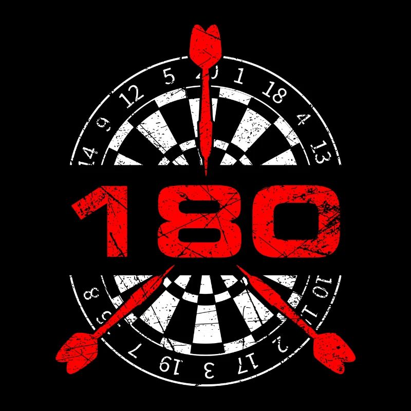 Darts 9-Darter 180 Triple 20 Dart Player Gift