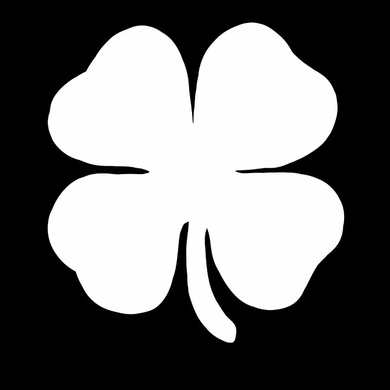 Trèfle à quatre feuilles trèfle porte-bonheur trèfle du Nouvel An