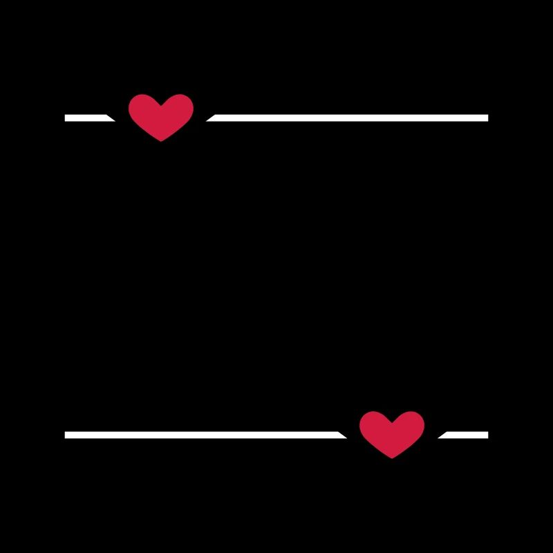 Line Heart Stroke Ornament