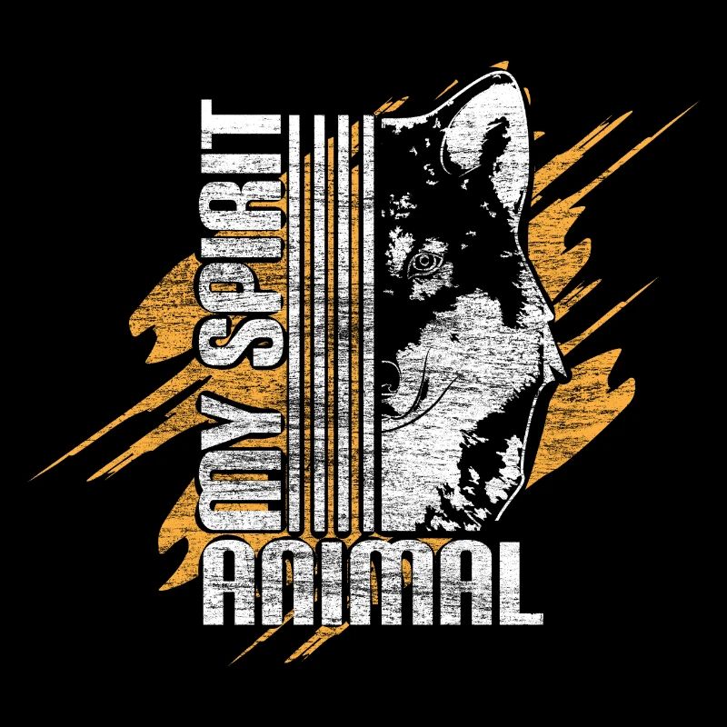 Wolf Tier Geschenk