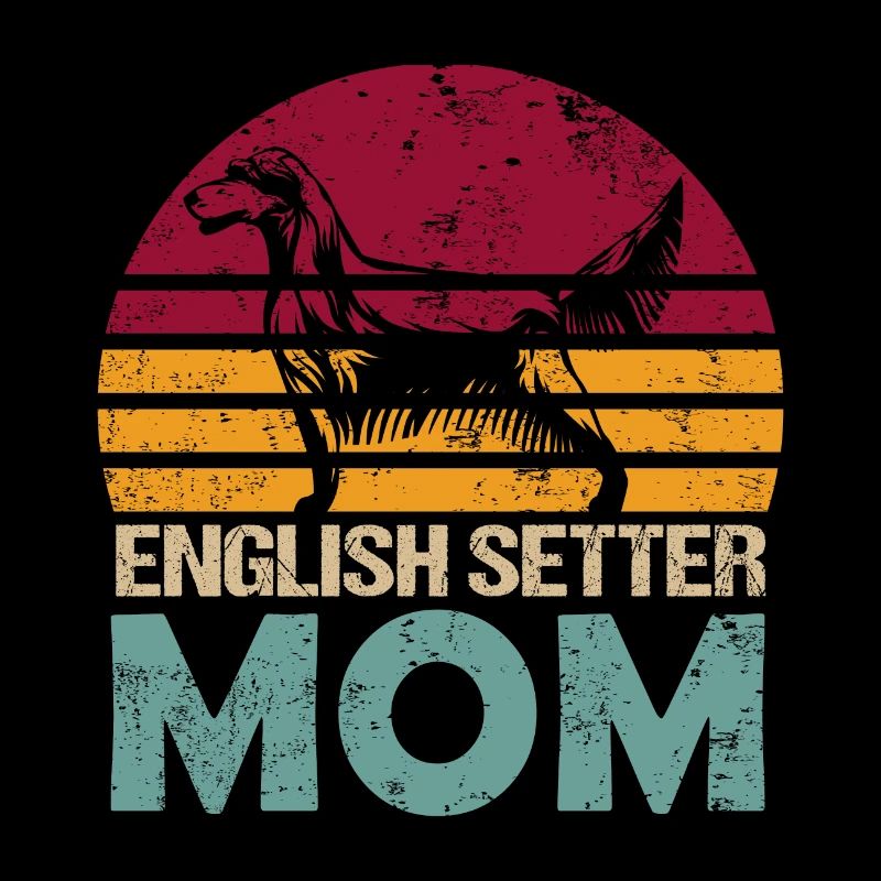 Setter anglais Mama Retro Style pour maîtresse