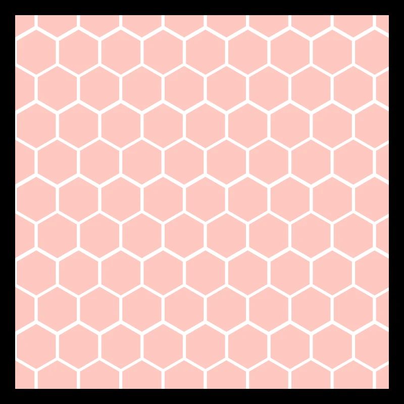 Pink Honeycomb Pattern