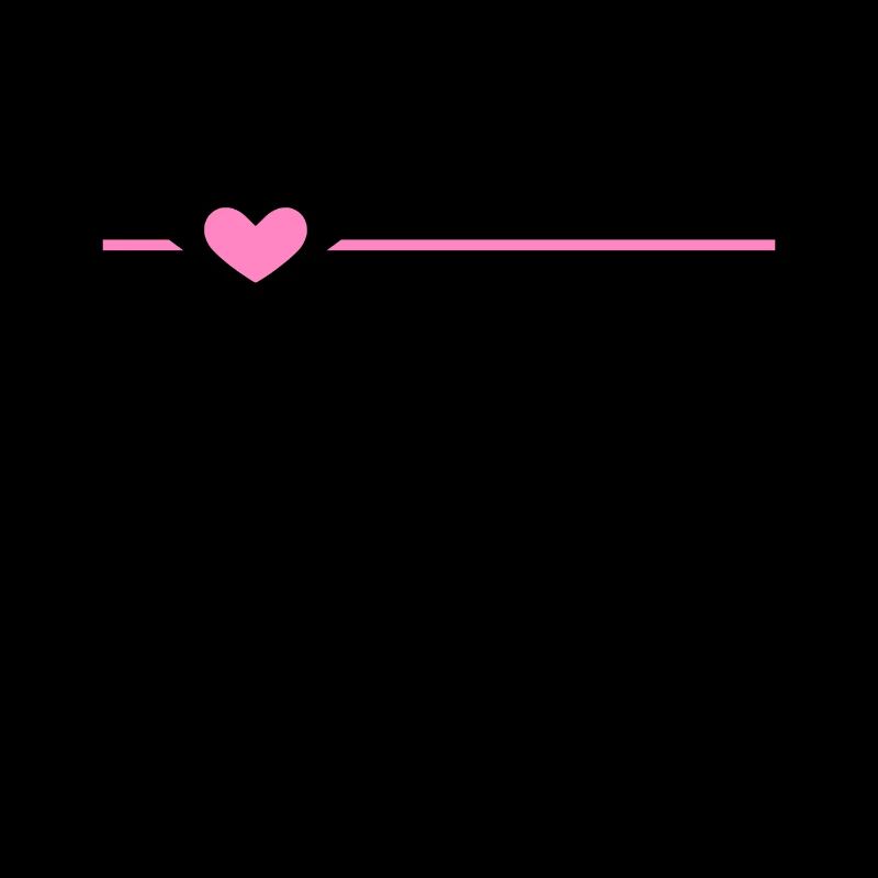 Line Heart Stroke Ornament Pink