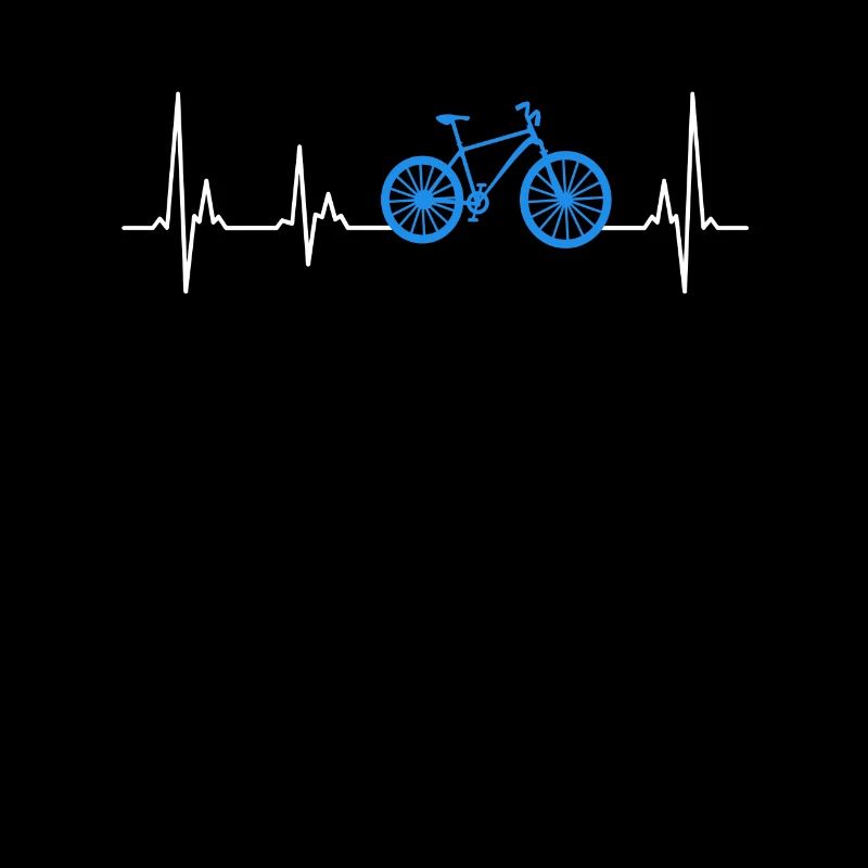 Fahrrad Geschek Herzschlag Herzfrequenz Herzlinie