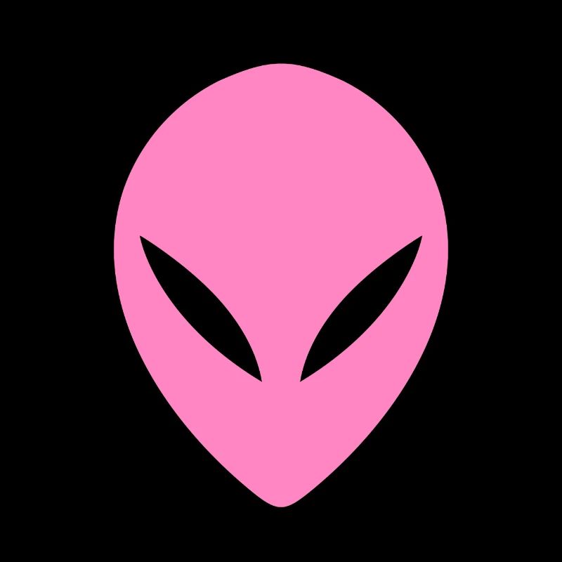 Ufo Alien Head Pink