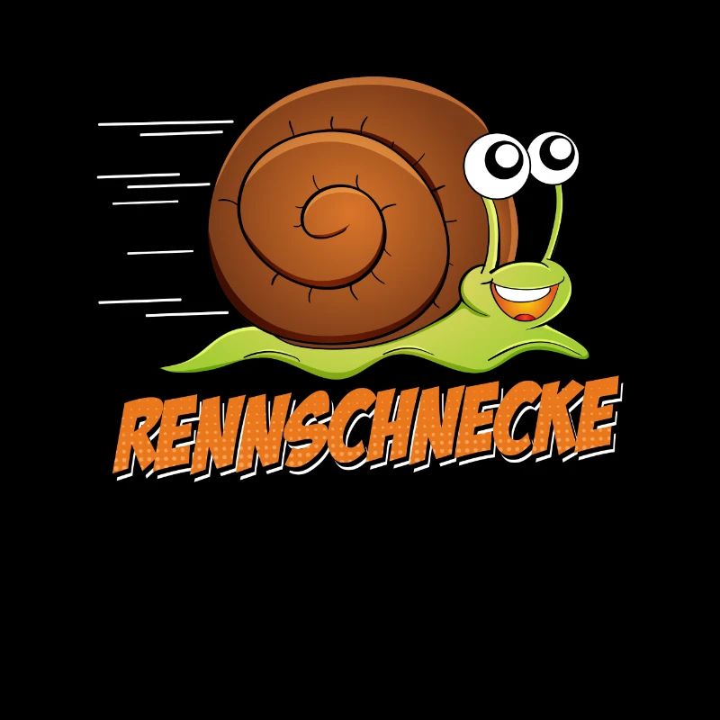 Marathon Halbmarathon Geschenk Rennschnecke