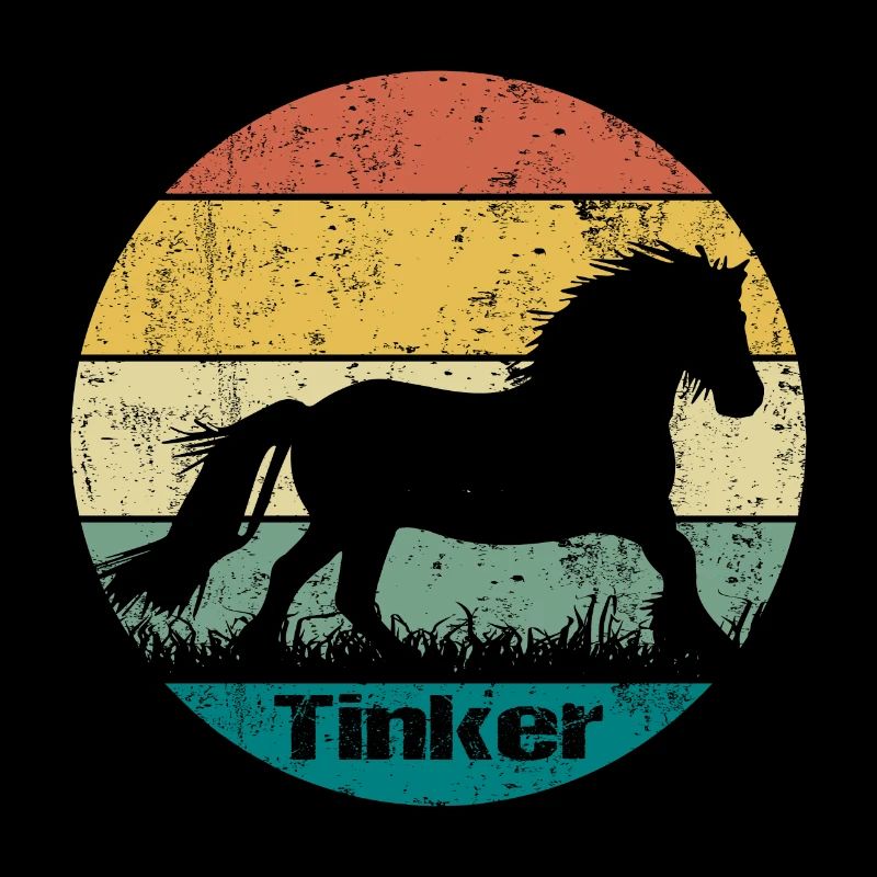 Tinker Pferd Vintage Retro