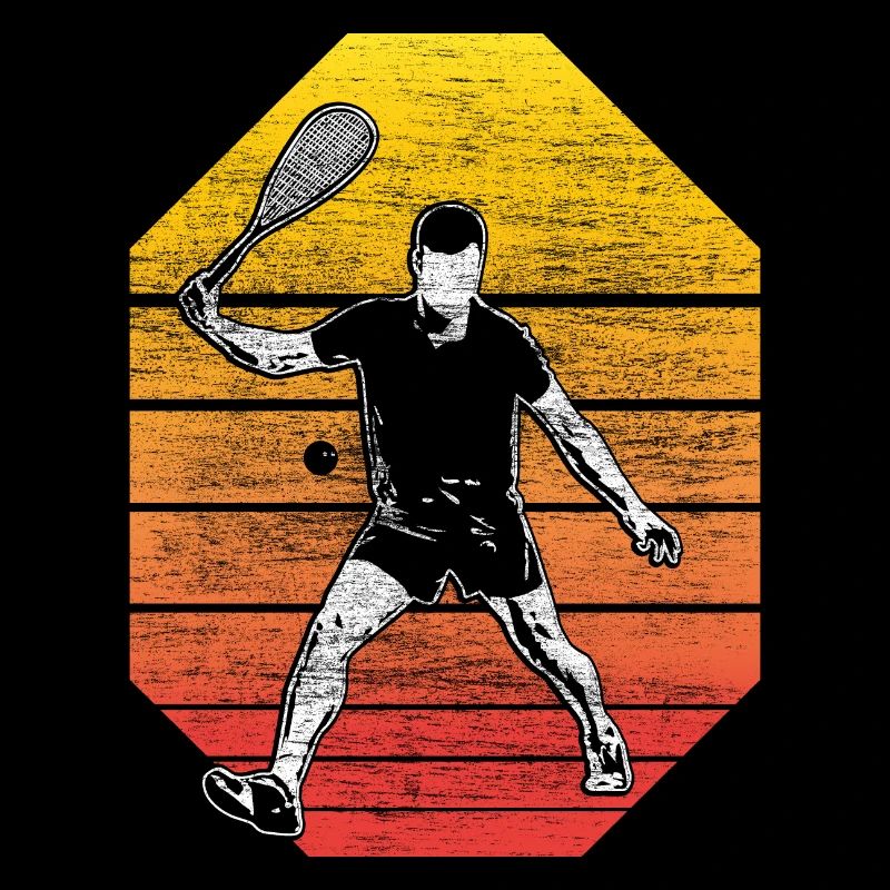 Squash joueur de squash jeu