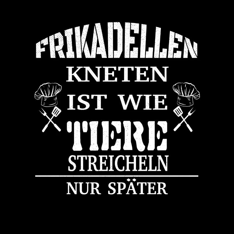 Frikadellen kneten, Koch Metzger BBQ Buletten FUN
