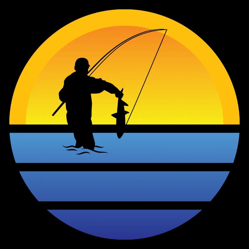 Pêcheur rétro Pêche Hameçon De pêche Cadeau de pêche