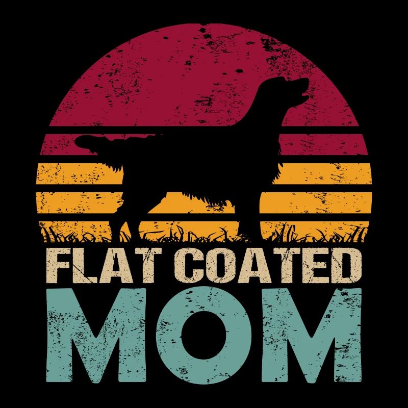 Flat Coated Retriever Mama