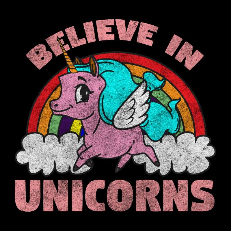 Einhörner Märchen Pink