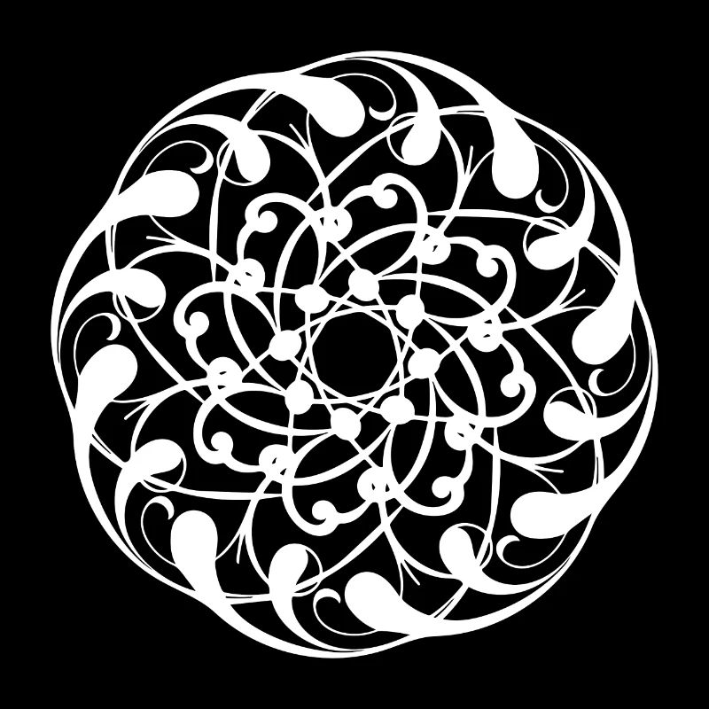 Blumen Mandala Geometrisch