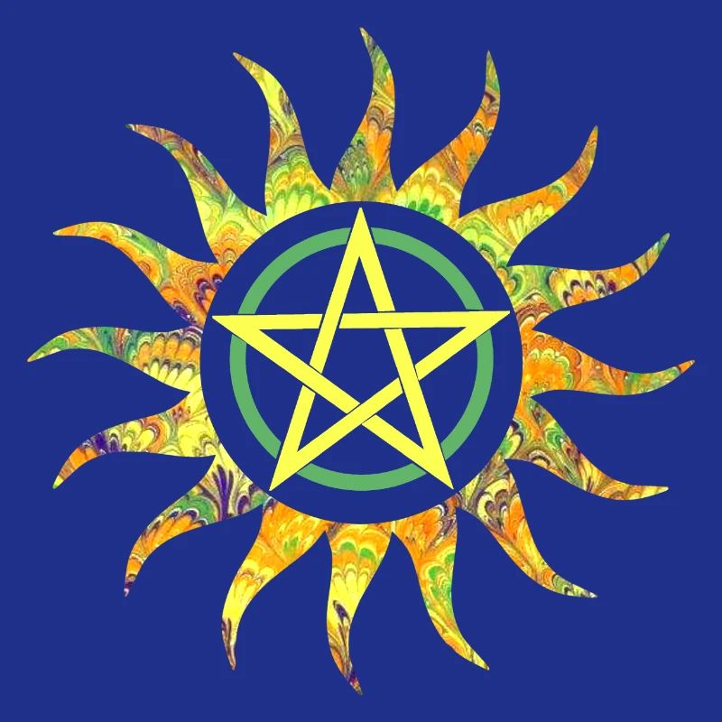 pentagramm in sonne e 258