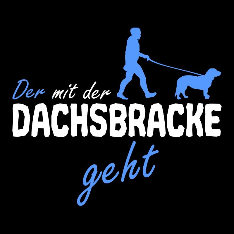Alpenländische Dachsbracke Papa der mit dem geht