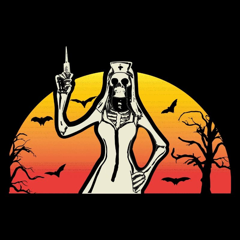 Halloween Nurse Syringe Funny Gift