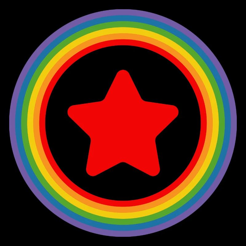 Regenbogen round stern