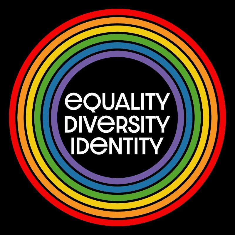 égalité diversité identité chemise noire