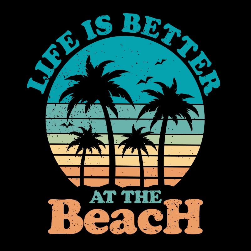 Das Leben ist besser am Strand